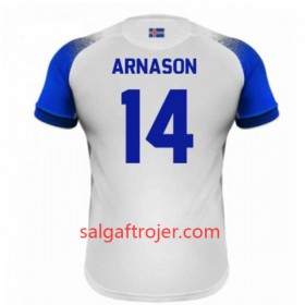 Island Fodboldtrøjer Arnason 14 Udebanesæt VM 2018